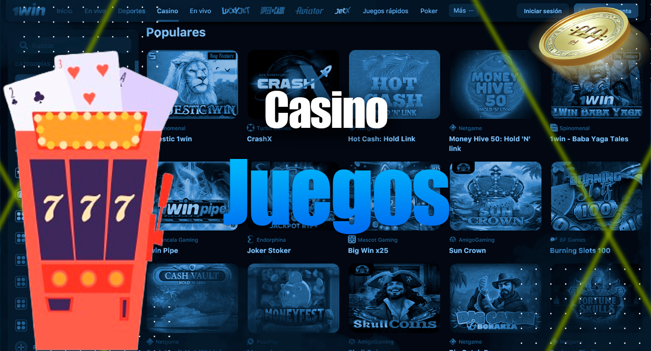 Los juegos de casino más populares e interesantes 1win.