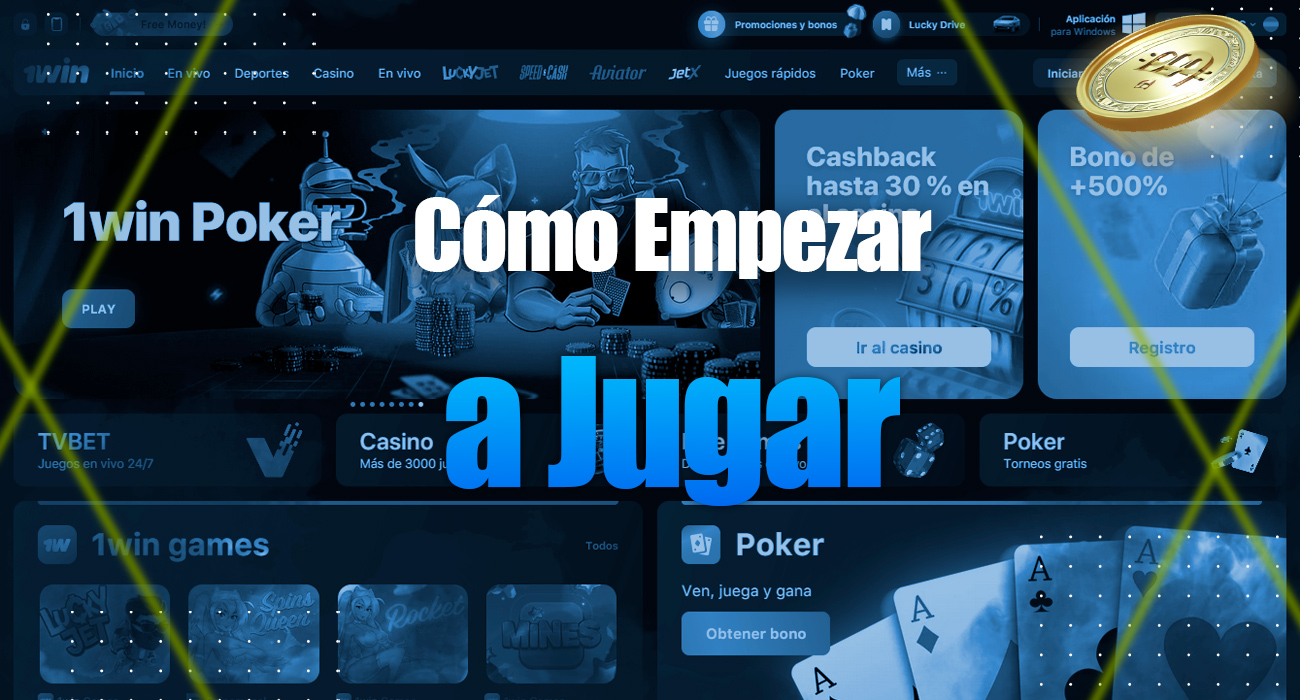 Cómo empezar a apostar con la casa de apuestas 1win en Chile.