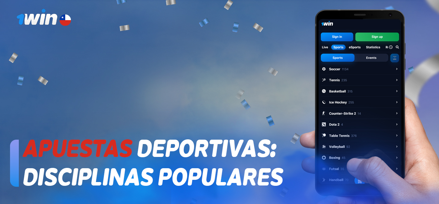 Apuestas deportivas en 1Win para usuarios de Chile
