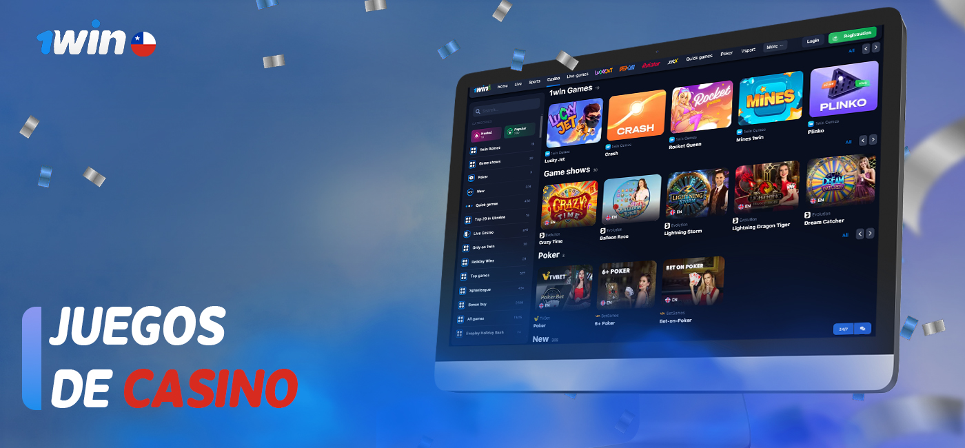 Juegos populares en la sección de casino en línea de 1Win 2025
